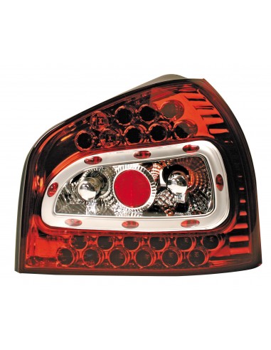 COPPIA FANALE POSTERIORE PERFORMANCE-LED AUDI A3 9/96- in poi 4/03 ROSSO 08105 LAMPA