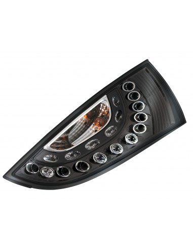 COPPIA FANALE POSTERIORE PERFORMANCE-LED FORD FOCUS 3P/5P '98-NERO 08528 LAMPA