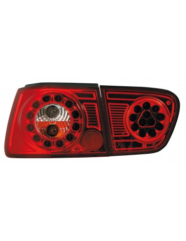 COPPIA FANALE POSTERIORE PERFORMANCE-LED SEAT IBIZA ROSSO 8/99- in poi 2/02 09230 LAMPA