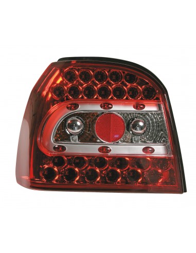 COPPIA FANALE POSTERIORE PERFORMANCE-LED VW GOLF III ROSSO I 8/91- in poi 8/97 09323 LAMPA