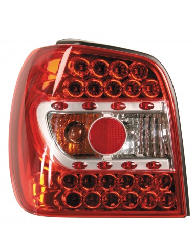 COPPIA FANALE POSTERIORE PERFORMANCE-LED VW POLO 6N '96- in poi 98 ROSSO 09360 LAMPA