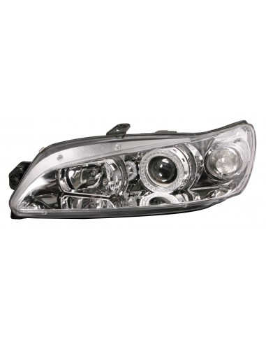 COPPIA FARO ANTERIORE PROIETTORE ANGEL -EYES PEUGEOT 306 97- in poi , CROMO 09809 LAMPA