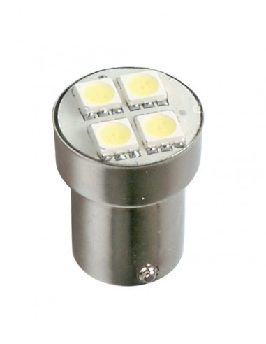 LAMPADINA 24V 4SMD BIANCO BA15S 98364 LAMPA