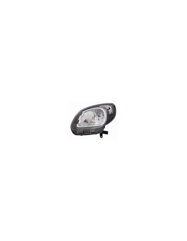 FARO ANTERIORE PROIETTORE DX H4 PRED REG EL RENAULT KANGOO 05/13 in poi  PARAB NERA