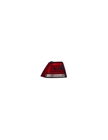 FANALE POSTERIORE S/P.DX ESTERNO BIANCO ROSSO FONDO SCURO VW GOLF 7 10/12 in poi