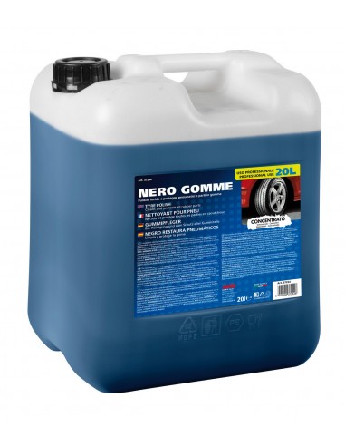 NERO GOMME 20 LITRI CONCENTRA TO USO PROFESSIONALE