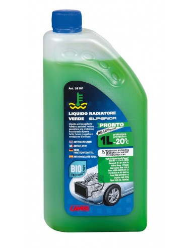 LIQUIDO RADIATORE VERDE 1LT PRONTO (-20 C) FLACO