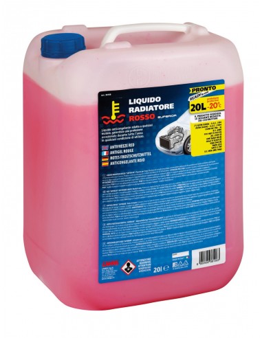 LIQUIDO RADIATORE ROSSO20LT PRONTO (-20 C) TANIC