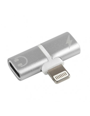 ADATTATORE APPLE 8 PIN PER RICARICA E AURICOLARI(A