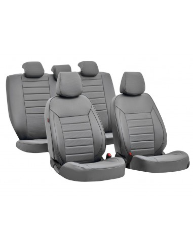 SET COPRISEDILI GRIGIO LUXURY - LEATHERETTE