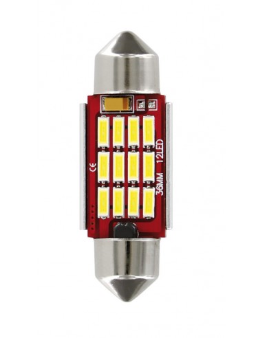 LAMPADA SILURO 36MM 10-30V 12SMD D/POLARITY