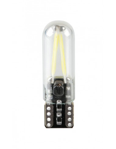 CP.LAMPADE T10 9-32V COB 6500?K, BIANCO - IN VETRO