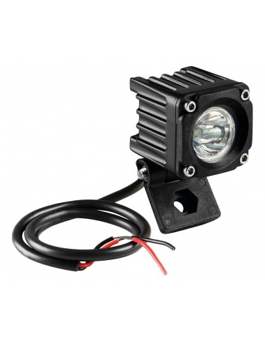 FARO AUSILIARIO QUADRATO 10W 1 LED LUCE FOCALIZZAT