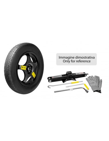 KIT RUOTINO 125/70 18 LEGA CON CRICK E CHIAVE SVIT