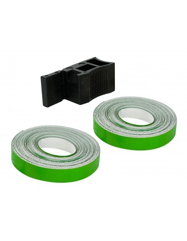 WHEEL STRIPE VERDE RACING CON APPLICATORE 7MM X 6