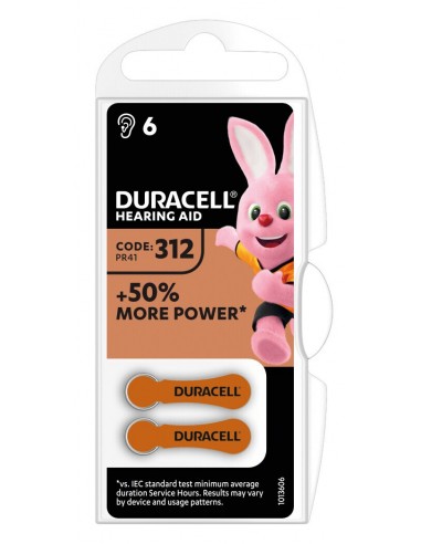 DURACELL EASY TAB 312 MARRONE B6 SPECIALISTICA LIN