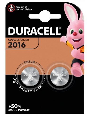 DURACELL 2 PZ 2016 B2 BOTTON LITIO SPECIALIST. ELE