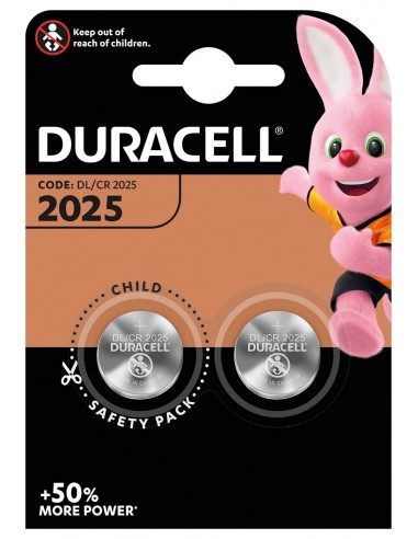 DURACELL 2 PZ 2025 B2 BOTTON LITIO SPECIALIST. ELE