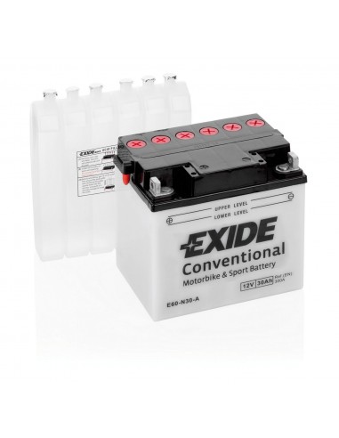 BATTERIA 30Ah 300A EXIDE MOTO CONVENTIONAL CARICA