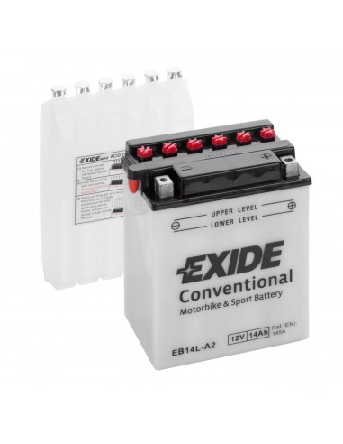 BATTERIA 14Ah 145A EXIDE MOTO CONVENTIONAL CARICA