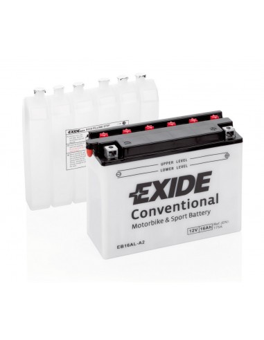 BATTERIA 16Ah 175A EXIDE MOTO CONVENTIONAL CARICA