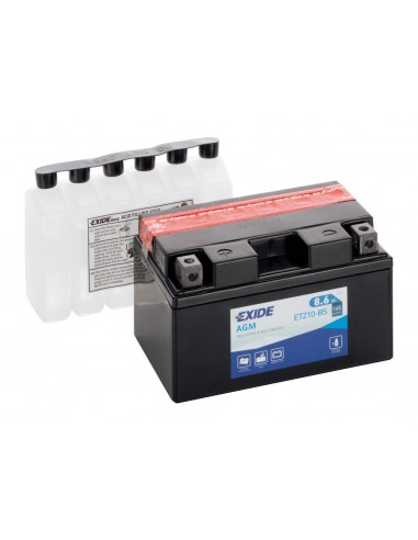 BATTERIA 8.6Ah 145A EXIDE MOTO AGM A CARICA SECCA