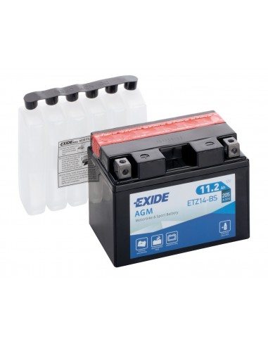 BATTERIA 11.2Ah 205A EXIDE MOTO AGM A CARICA SECCA