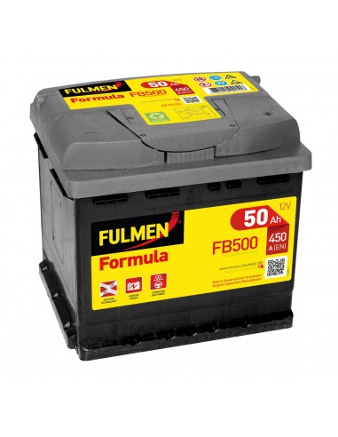 BATTERIA 50Ah 450A FULMEN FORMULA