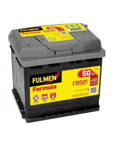 BATTERIA 50Ah 450A FULMEN FORMULA (POLO SINISTRO