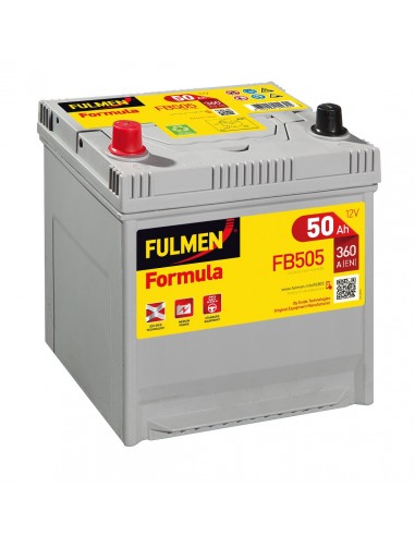 BATTERIA 50Ah 360A FULMEN FORMULA (POLO SIN. KOR