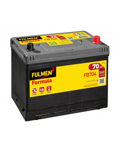 BATTERIA 70Ah 540A FULMEN FORMULA (KOREAN)