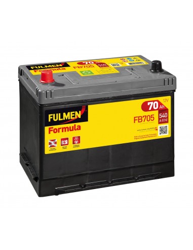 BATTERIA 70Ah 540A FULMEN FORMULA (POLO SIN. KOR