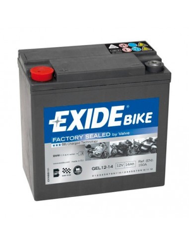 BATTERIA 14Ah 150A EXIDE MOTO GEL