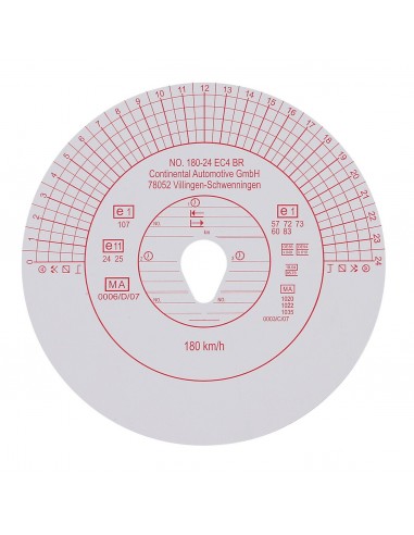 KIENZLE ORIGINAL 180-KM/H 100 PZ. DISCHI TACHIGRAF