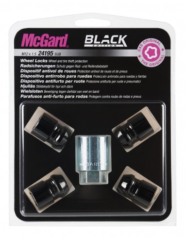 BULLONI ANTIF.MCGARD M12X1,5 BLACK EDITION