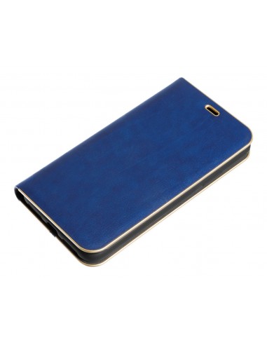 COVER CLUB A LIBRO PER IPHONE X - BLU NAVI+ORO