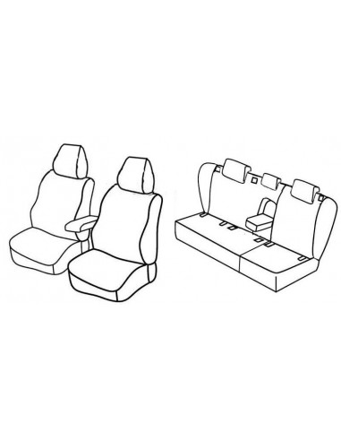 FOD.SUPERIOR GRIG/NER SU ORD. VW GOLF V SW 07 in poi 09