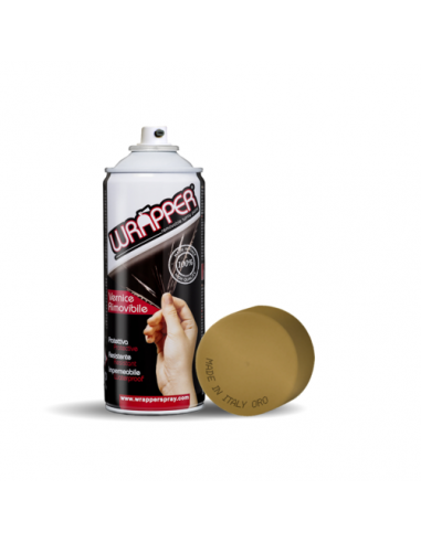 WRAPPER ORO PELLICOLA SPRAY REMOVIBILE 400 ML COL