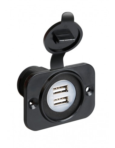 DOPPIA PRESA USB EXT8 12/24V 39005 LAMPA