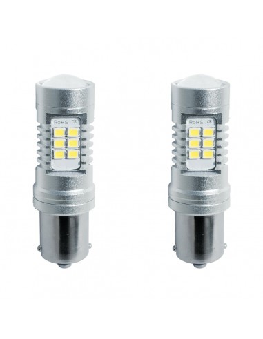 2 BA15S NON POLARITY CAN BUS 21 LED