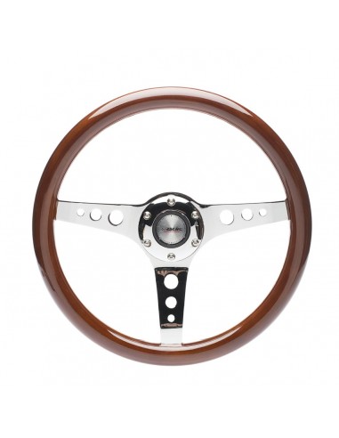 VOLANTE SPORTIVO VERO LEGNO D. 350MM / REAL WOOD