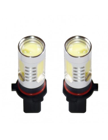 KIT 2 LAMPADINE A LED CON LENTE TIPO P13W / KIT OF