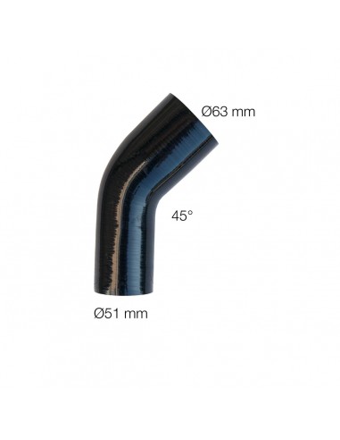 CURVA RIDOTTA 45 6351102 MM