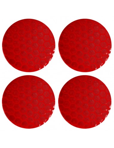 RED ROUND STICKERS