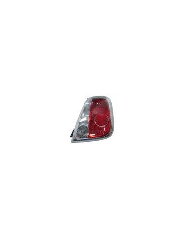 FANALE POSTERIORE S/P.DX BIANCO-ROSSO FIAT 500 07/07 in poi CABRIO