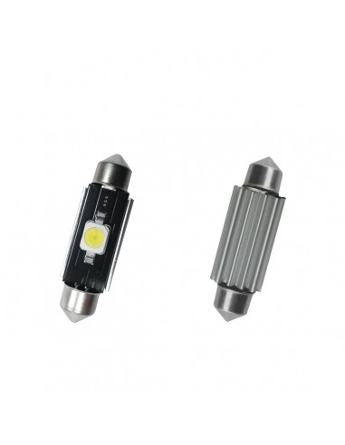 36MM KIT 2 LAMPADINE 1SMD LED CANBUS NO POLARITY /