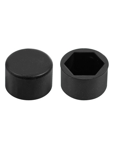 SET 20 COPRIBULLONI 17MM IN SILICONE NERO