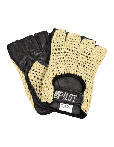 GUANTI GUIDA PILOT NERI -M-