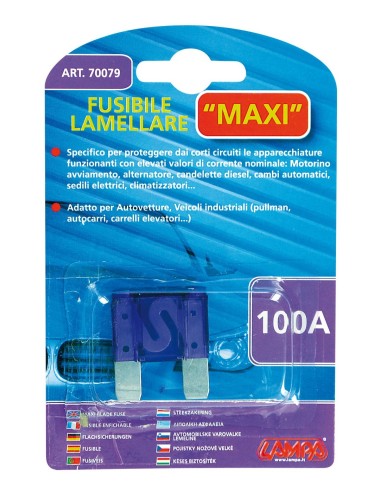 FUSIBILE LAMELLARE -MAXI- 100A-