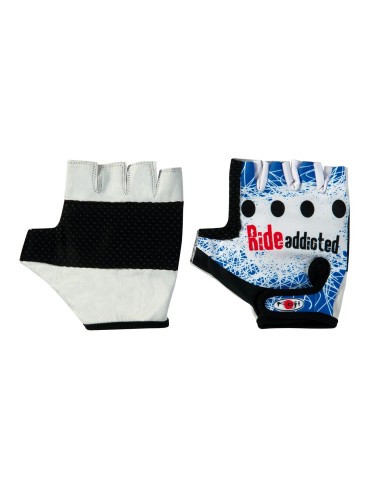 GUANTI BIKER-PRO TG.-M- PELLE E LYCRA